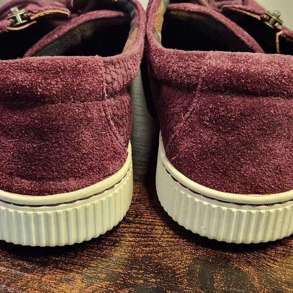 Born Suede Leather Side-Zip Sneakers - Women's size 8.5 - Picture 6 of 8